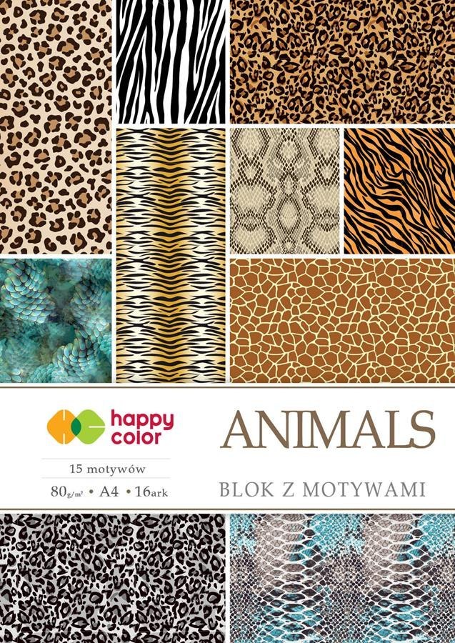 PAPEL MOTIVO ANIMALES A4/15 1K 15MOTIVO 80G COLOR FELIZ